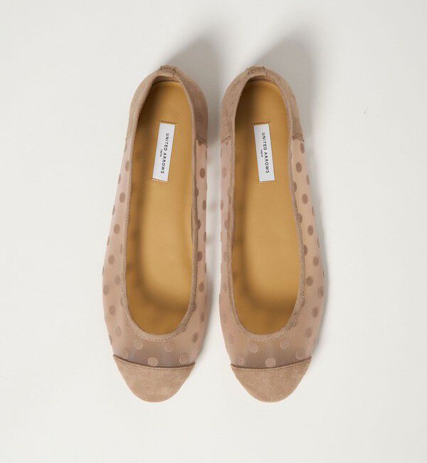 UNITED ARROWS「ドット バレエシューズ」|バレエシューズ|
