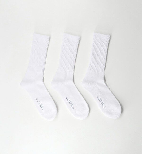 UNITED ARROWS green label relaxing「GLR クルー 3P ソックス」|ソックス|その他3