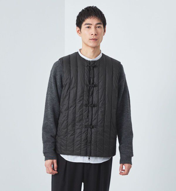 UNITED ARROWS green label relaxing「＜TAION＞2way ダウンベスト」|ダウンベスト・ベスト|BLACK