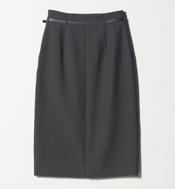 UNITED ARROWS green label relaxing「ダブルクロス タイト スカート ウォッシャブル ストレッチ」|タイト|