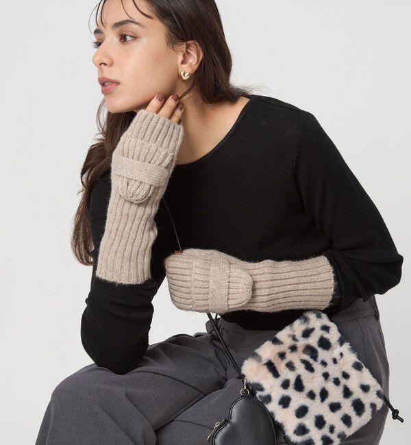 UNITED ARROWS green label relaxing「2WAY フラップ アームウォーマー / 手袋」|手袋|