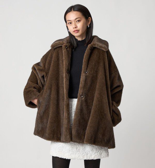 EMMEL REFINES「＜EMMEL REFINES＞EM フェイクファー ミディアム コート」|その他|