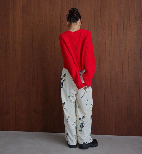 EMMEL REFINES「＜EMMEL REFINES＞EM カタアゼ ボタン カーディガン」|カーディガン|