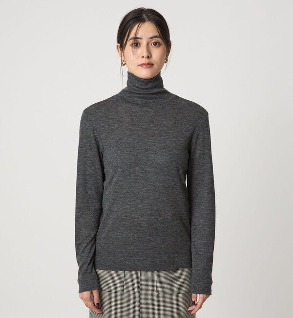 UNITED ARROWS green label relaxing「ウール フライス タートルネック カットソー ウォッシャブル」|Tシャツ・カットソー|