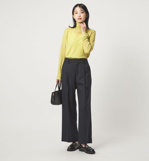 UNITED ARROWS green label relaxing「ウール フライス タートルネック カットソー ウォッシャブル」|Tシャツ・カットソー|