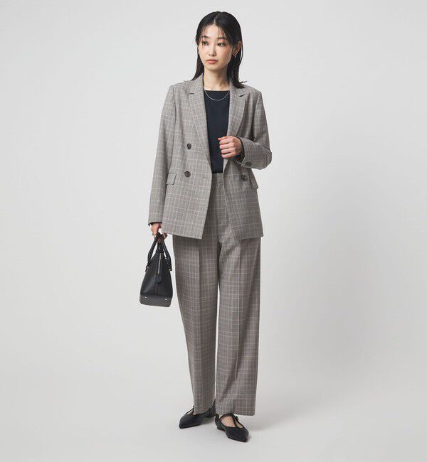 UNITED ARROWS green label relaxing「［size SHORT/TALLあり］カチリラ ストレート パンツ ウォッシャブル ストレッチ」|スラックス|