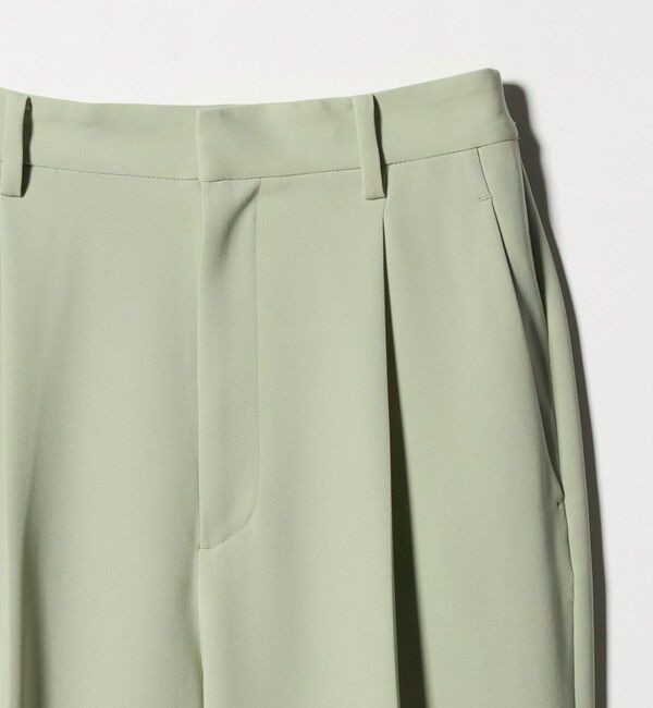 BEAUTY&YOUTH UNITED ARROWS「タックワイドストレートパンツ ウォッシャブル」|スラックス|