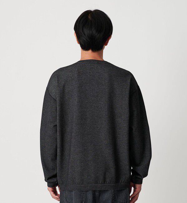 BEAUTY&YOUTH UNITED ARROWS「プレーティング フェード クルーネック ニット 抗菌・防臭機能付き」|ニット・セーター|