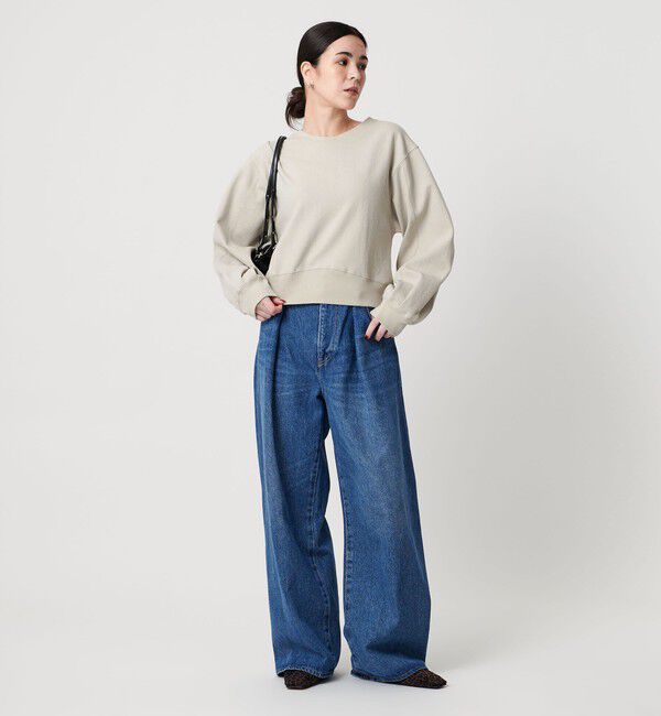 BEAUTY&YOUTH UNITED ARROWS「コットンポリエステルジャガード 袖ボリューム プルオーバー」|Tシャツ・カットソー|