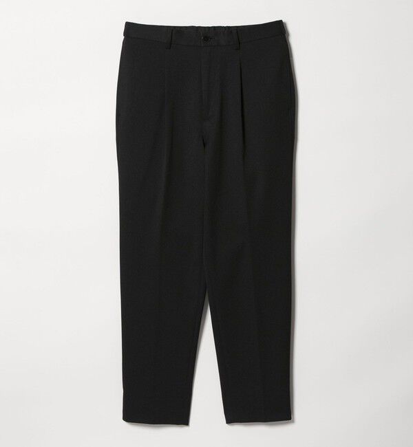 BEAUTY&YOUTH UNITED ARROWS「ツイル 1プリーツ テーパード パンツ NO.5 ヨコストレッチ」|チノ|