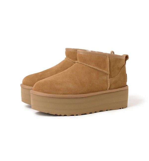 Ray BEAMS 「UGG(R) / Women's Classic Ultra Mini Platform / クラシック ウルトラ ミニ プラットフォーム」|ロングブーツ|
