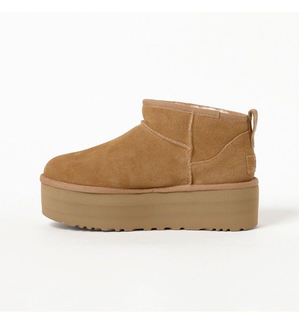 Ray BEAMS 「UGG(R) / Women's Classic Ultra Mini Platform / クラシック ウルトラ ミニ プラットフォーム」|ロングブーツ|