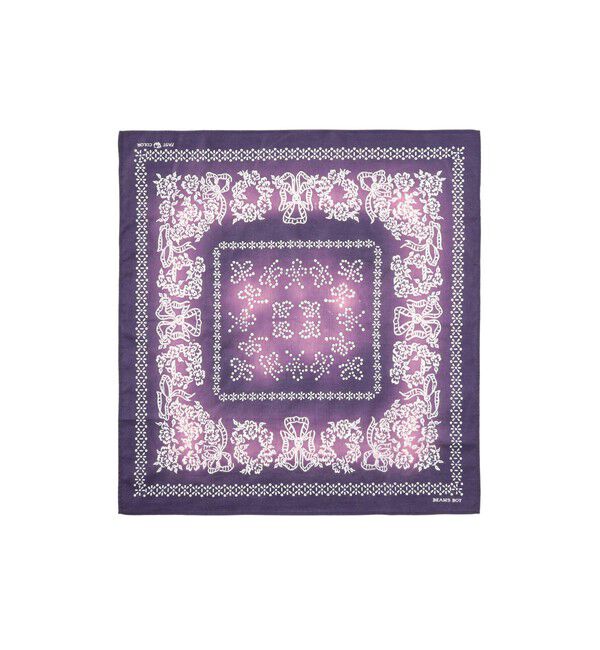 BEAMSBOY「【別注】ELEPHANT BRAND / デッドストックフェード 下鼻 バンダナ」|ハンカチ|NAVY