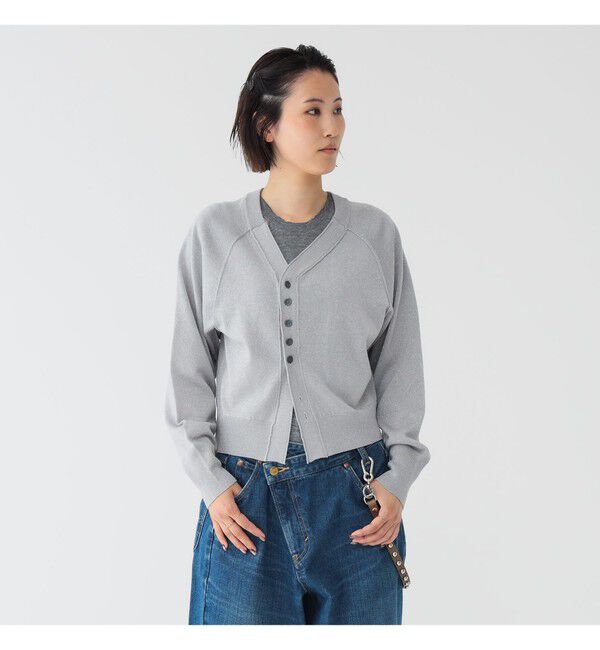 BEAMSBOY「M.25F-MT108」|ニット・セーター|SILVER