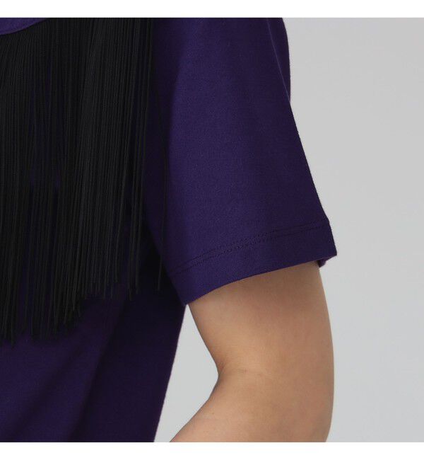 BEAMSBOY「【別注】Wrangler &times; maturely / フリンジ ショートスリーブ Tシャツ」|Tシャツ・カットソー|