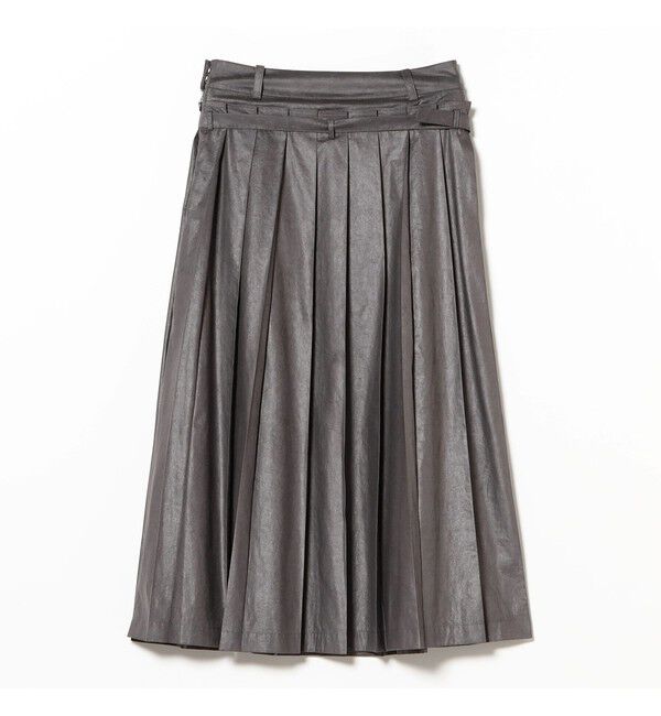 Ray BEAMS 「レザーライクプリーツ スカート」|スカート|