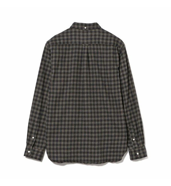 BEAMS PLUS「BEAMS PLUS / シャギーギンガムチェック ボタンダウンシャツ」|シャツ・ブラウス|