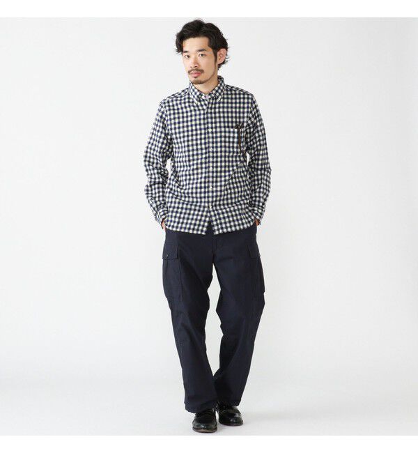 BEAMS PLUS「BEAMS PLUS / シャギーギンガムチェック ボタンダウンシャツ」|シャツ・ブラウス|