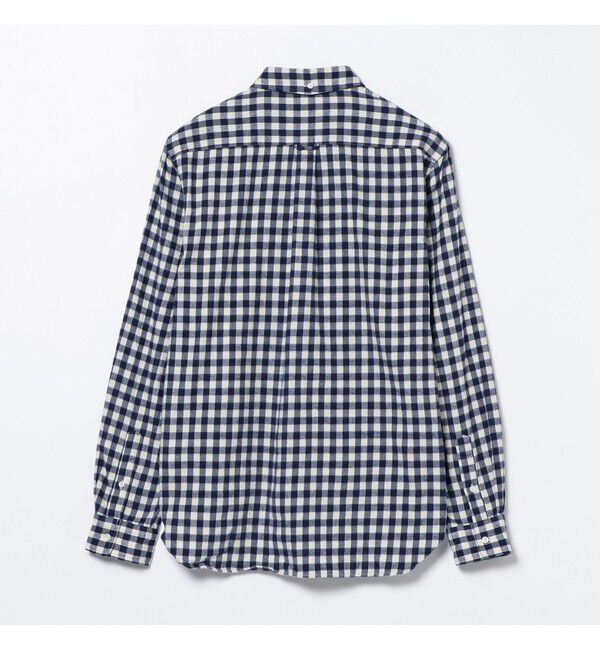 BEAMS PLUS「BEAMS PLUS / シャギーギンガムチェック ボタンダウンシャツ」|シャツ・ブラウス|