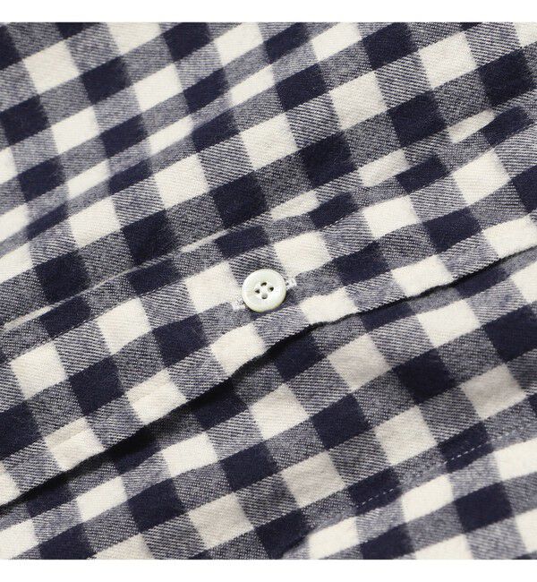 BEAMS PLUS「BEAMS PLUS / シャギーギンガムチェック ボタンダウンシャツ」|シャツ・ブラウス|