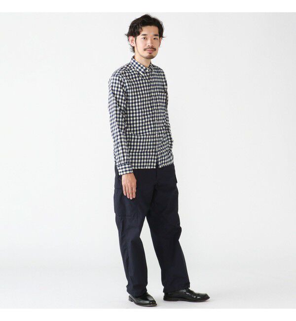BEAMS PLUS「BEAMS PLUS / シャギーギンガムチェック ボタンダウンシャツ」|シャツ・ブラウス|