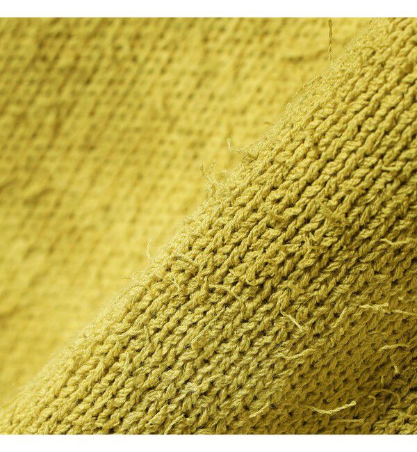 BEAMS「5ゲージ ガーメントダイ クルーネックニット」|ニット・セーター|