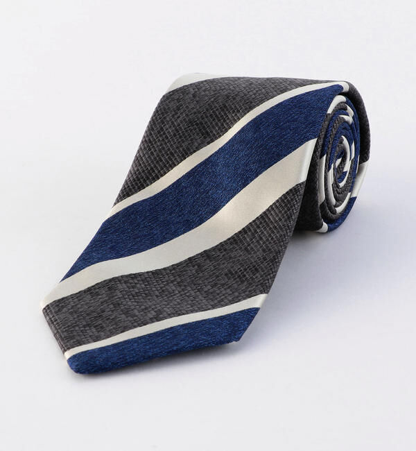 SHIPS「SHIPS: スナゴ/レップ ワイド ストライプ ネクタイ」|ネクタイ・蝶ネクタイ|