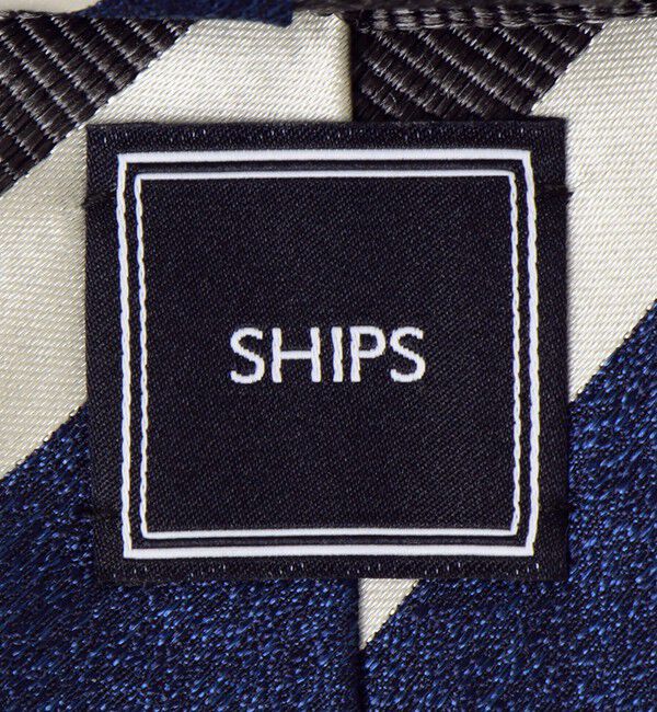 SHIPS「SHIPS: スナゴ/レップ ワイド ストライプ ネクタイ」|ネクタイ・蝶ネクタイ|