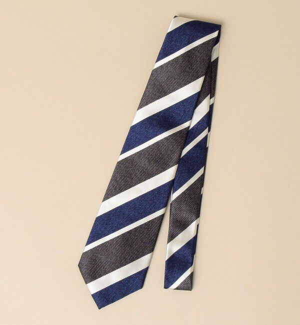 SHIPS「SHIPS: スナゴ/レップ ワイド ストライプ ネクタイ」|ネクタイ・蝶ネクタイ|