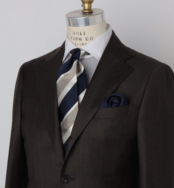 SHIPS「SHIPS: スナゴ/レップ ワイド ストライプ ネクタイ」|ネクタイ・蝶ネクタイ|