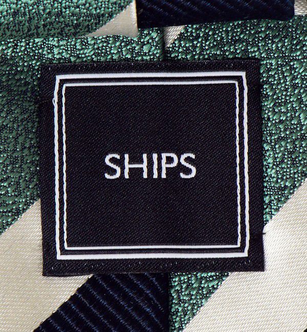 SHIPS「SHIPS: スナゴ/レップ ワイド ストライプ ネクタイ」|ネクタイ・蝶ネクタイ|