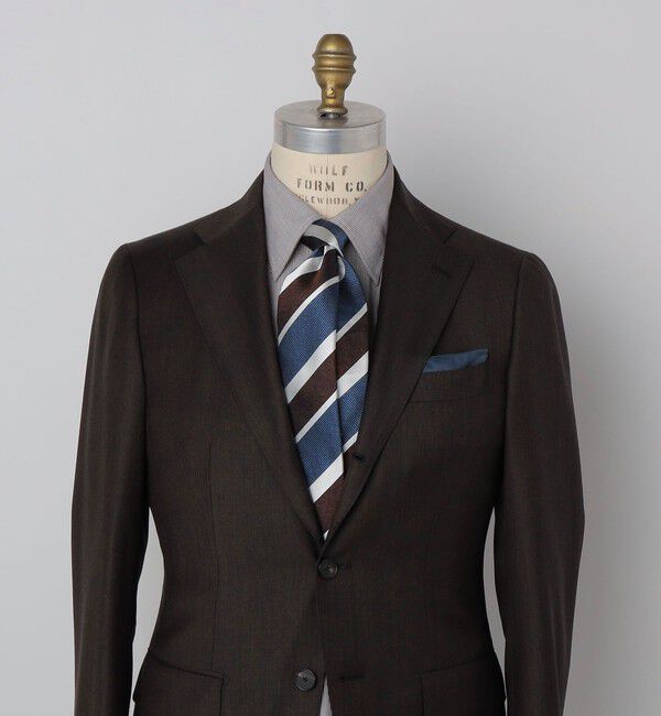 SHIPS「SHIPS: スナゴ/レップ ワイド ストライプ ネクタイ」|ネクタイ・蝶ネクタイ|ライトブルー