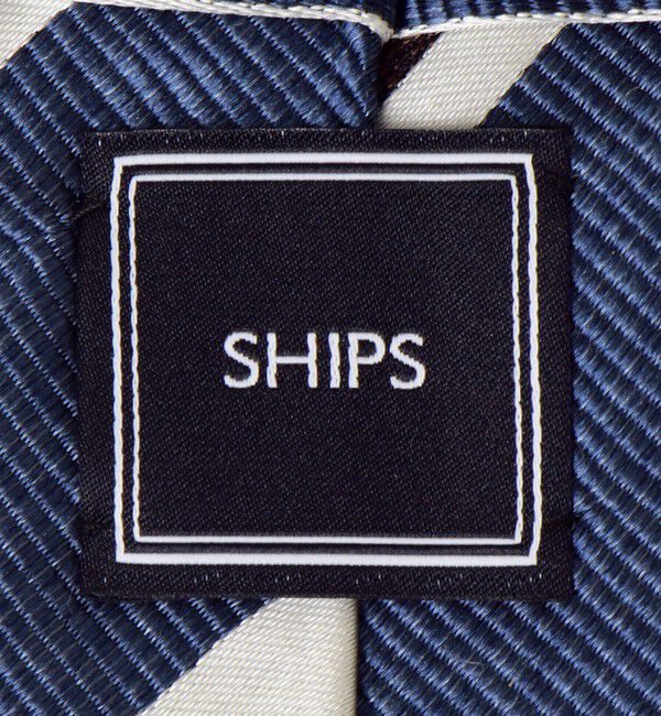 SHIPS「SHIPS: スナゴ/レップ ワイド ストライプ ネクタイ」|ネクタイ・蝶ネクタイ|