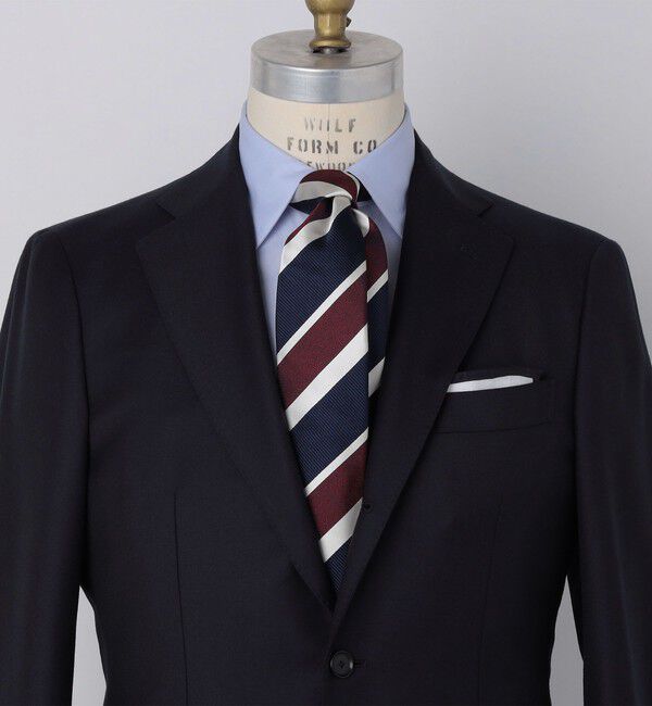 SHIPS「SHIPS: スナゴ/レップ ワイド ストライプ ネクタイ」|ネクタイ・蝶ネクタイ|