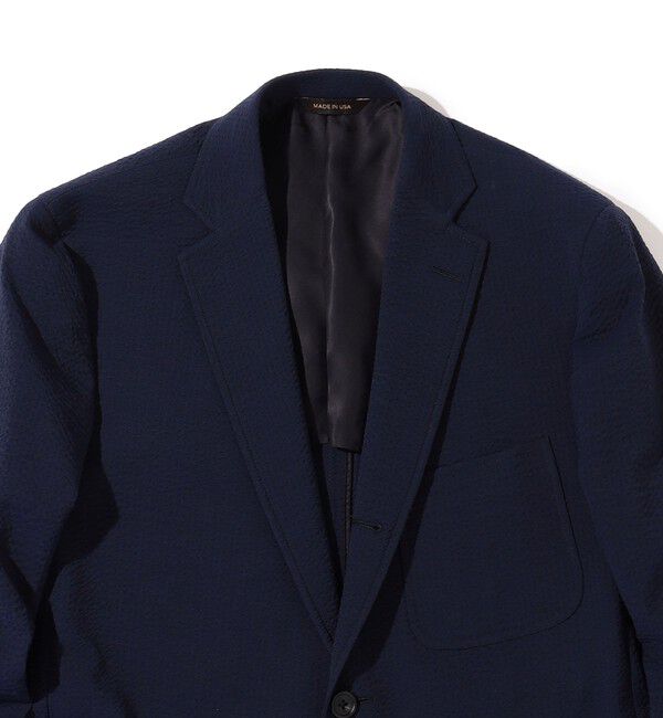 SHIPS「Southwick: CAMBRIDGE ウール/SOLOTEX(R) シアサッカー 3B ジャケット」|テーラードジャケット|