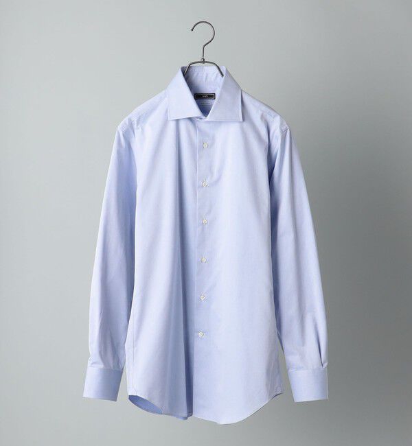 SHIPS「SHIPS:イージーアイロン ツイル 無地 ワイドカラー シャツ」|シャツ・ブラウス|