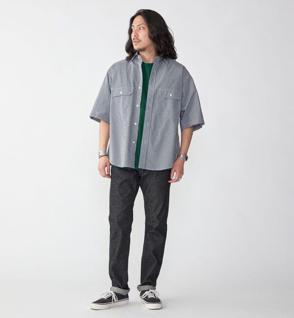 SHIPS「SHIPS: Wポケット ウォッシュド タイプライター ショートスリーブ シャツ」|シャツ・ブラウス|