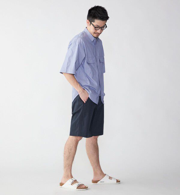 SHIPS「SHIPS: Wポケット ウォッシュド タイプライター ショートスリーブ シャツ」|シャツ・ブラウス|