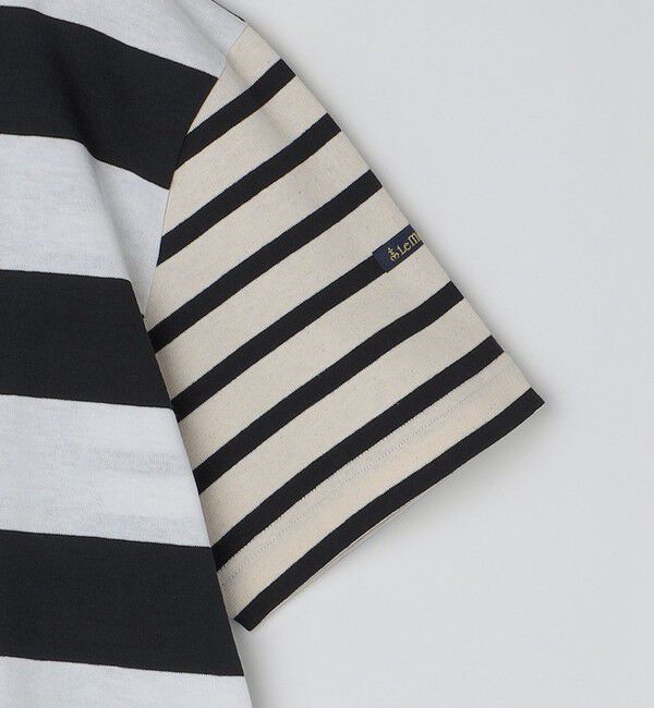 SHIPS「【BATEAUX DE SHIPS別注】Le Minor: ボーダー クルーネック Tシャツ」|Tシャツ・カットソー|