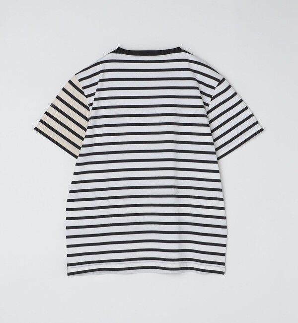 SHIPS「【BATEAUX DE SHIPS別注】Le Minor: ボーダー クルーネック Tシャツ」|Tシャツ・カットソー|