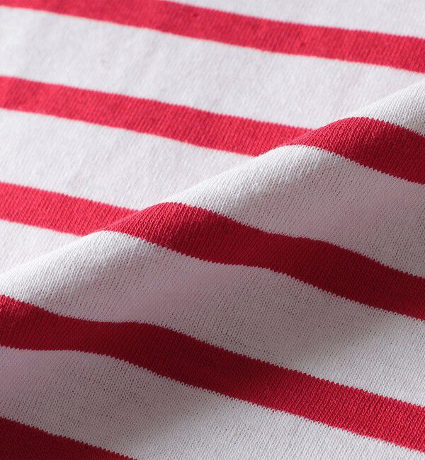 SHIPS「【BATEAUX DE SHIPS別注】Le Minor: ボーダー クルーネック Tシャツ」|Tシャツ・カットソー|