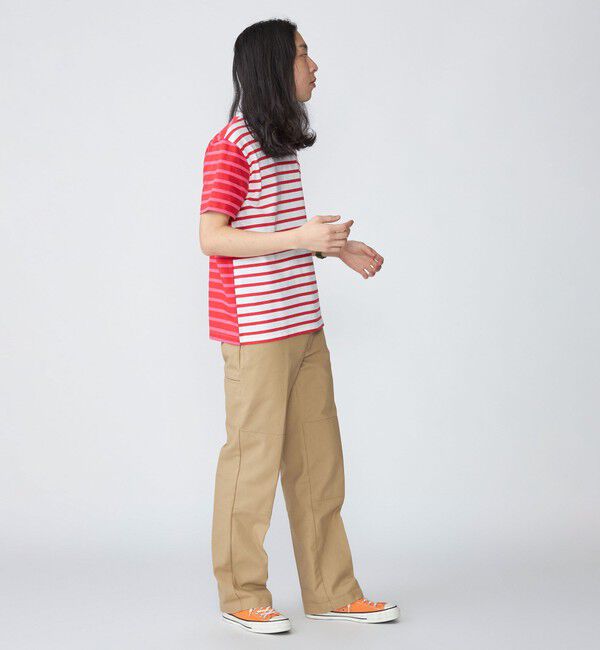 SHIPS「【BATEAUX DE SHIPS別注】Le Minor: ボーダー クルーネック Tシャツ」|Tシャツ・カットソー|