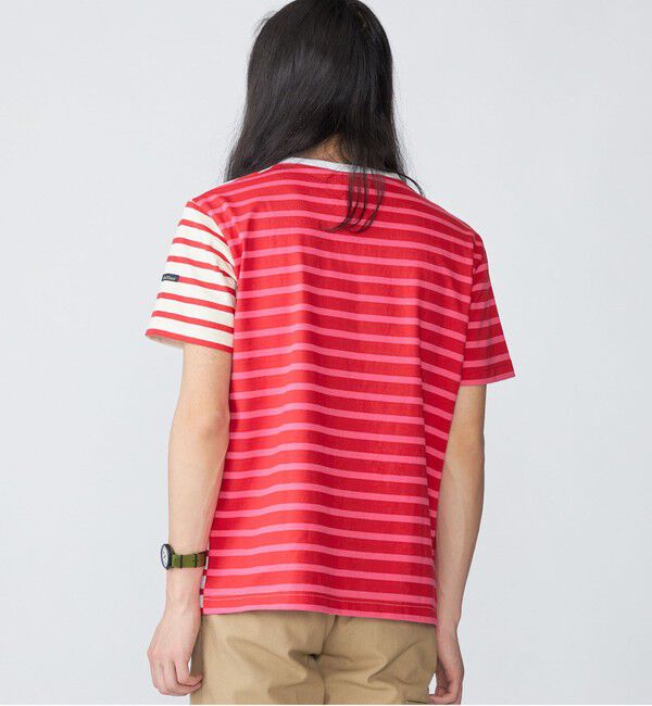 SHIPS「【BATEAUX DE SHIPS別注】Le Minor: ボーダー クルーネック Tシャツ」|Tシャツ・カットソー|