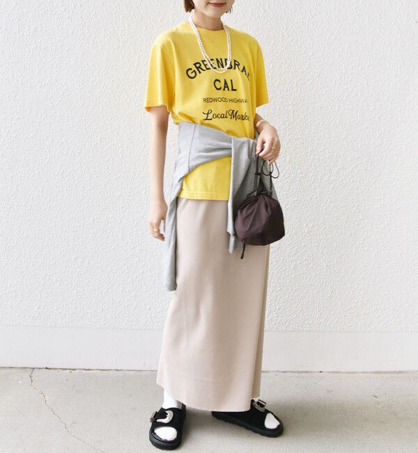 SHIPS for women「〈手洗い可能〉リブ ジャージー 2WAY ストレッチ スカート」|スカート|