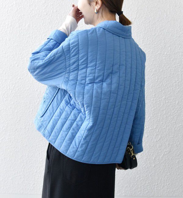 SHIPS any「bon_meur:〈手洗い可能〉中綿 エンブロ キルト コンパクト ジャケット」|その他|