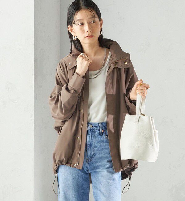 SHIPS for women「〈手洗い可能〉LIMONTA 撥水 ドルマン ブルゾン」|ブルゾン・スタジャン|