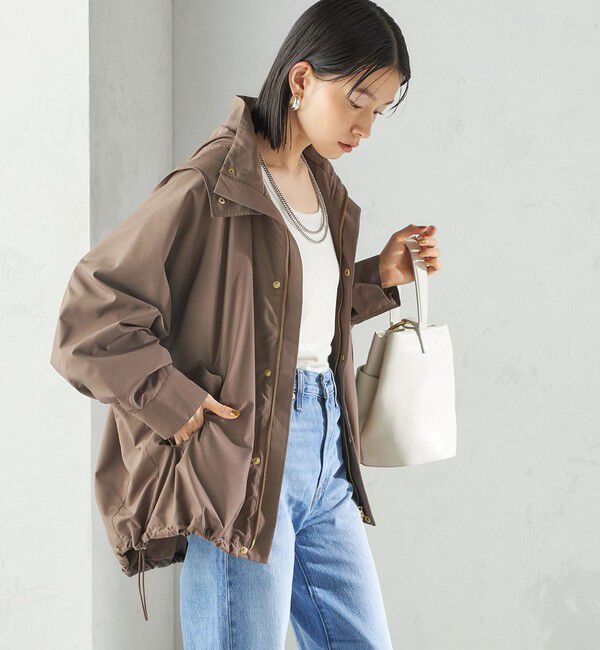 SHIPS for women「〈手洗い可能〉LIMONTA 撥水 ドルマン ブルゾン」|ブルゾン・スタジャン|