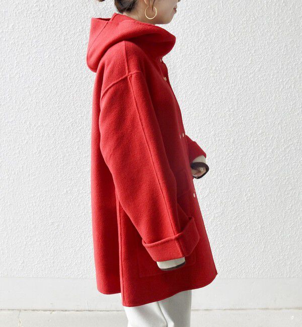 SHIPS any「SHIPS any: リバー フーデッド Aライン ミドル コート」|その他|