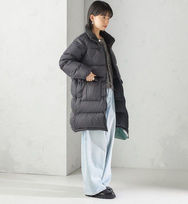 SHIPS for women「【SHIPS別注】TAION:〈手洗い可能〉ネック ボア ダウン コート」|ダウン|