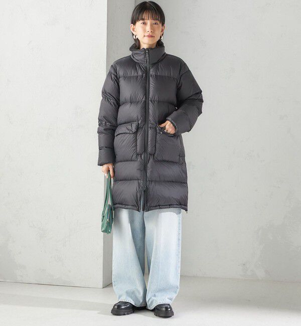 SHIPS for women「【SHIPS別注】TAION:〈手洗い可能〉ネック ボア ダウン コート」|ダウン|